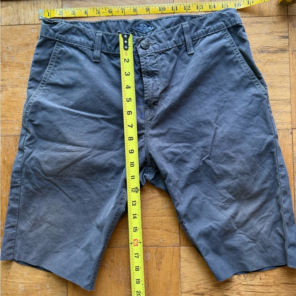 Postage Cutoff Shorts Gray  Unisex - Size 30